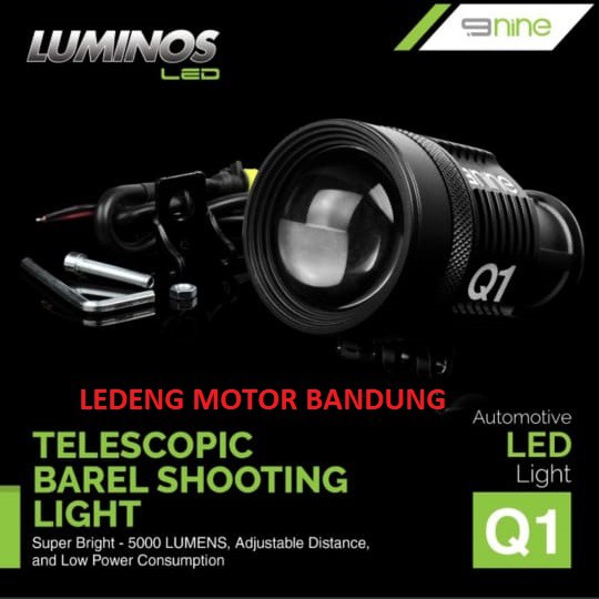 Lampu Sorot Q1 Led Shooting Light Laser Fokus Bulat Luminos 9nine