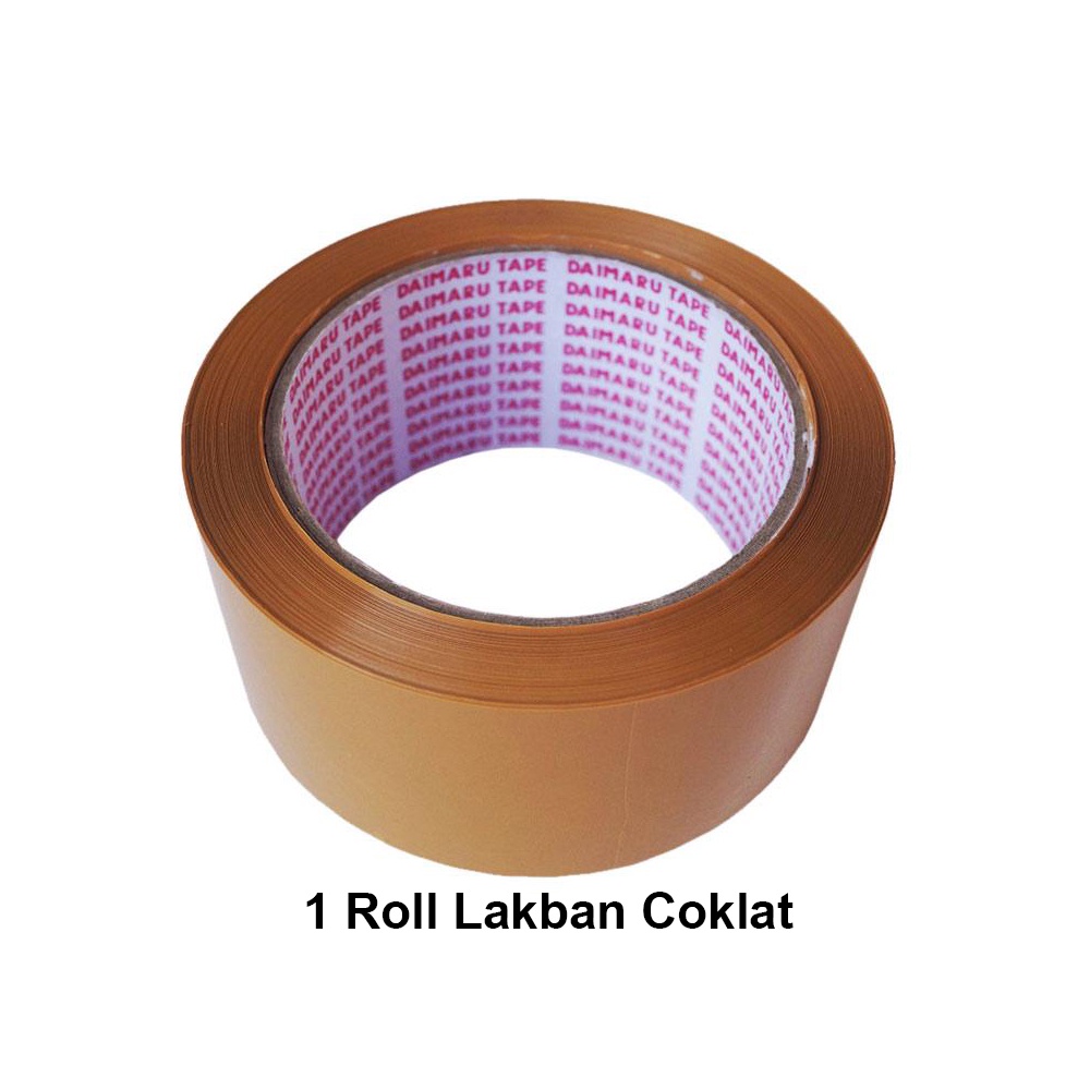 

1 UNIT LAKBAN COKLAT 2 INCH X 100 YARD LAKBAN 45MM 100 YARD 2 INCH 45 MICRON