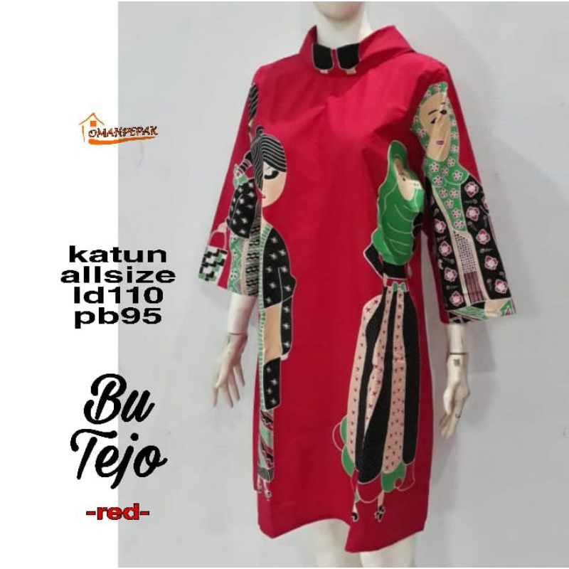 TUNIK BU TEJO TUNIK BATIK KLASIK TUNIK BATIK ETNIK BU TEJO SERIES