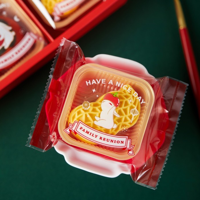 

(50GR) Plastik kue bulan + Tray mika (harga per Lembar + Tray Mika) - Tray Bening
