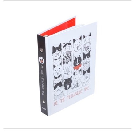 

Bantex Multiring Binder 20 Ring 25mm A5 Meownique #1329 25