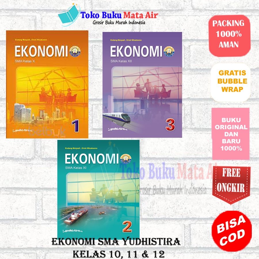 EKONOMI SMA/MA KELAS 10, 11 & 12 KURIKULUM 2013 - YUDHISTIRA