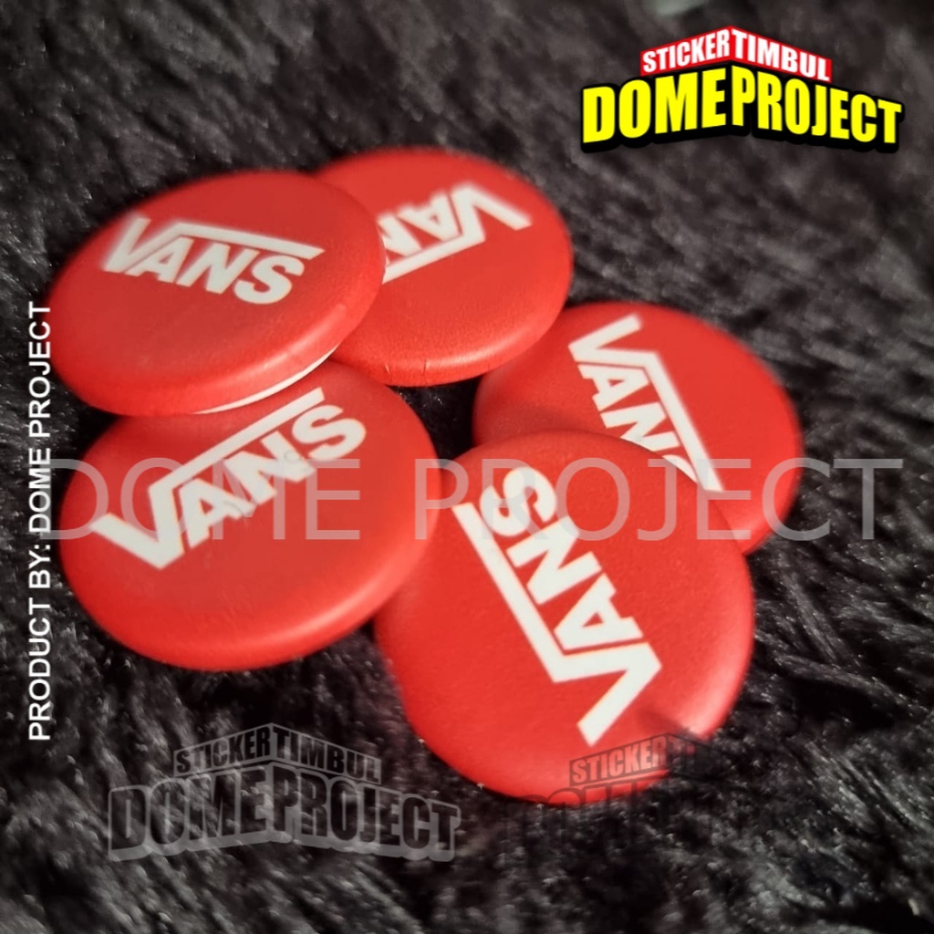 PIN BUTTON PENITI VANS UKURAN 25MM SATUAN AKSESORIES ROMPI AKSESORIES TAS