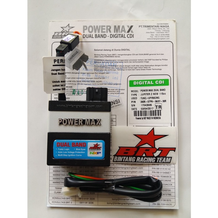 CDI ECU BRT POWER MAX DUALBAND - JUPITER Z NEW