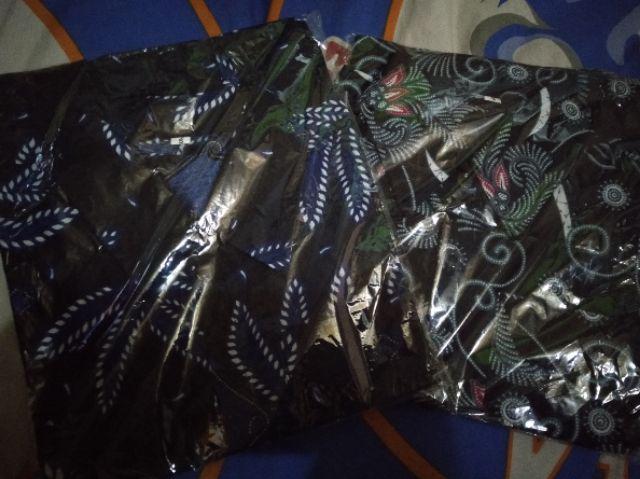 Kemeja Batik Anak Cowok Pari Biru
