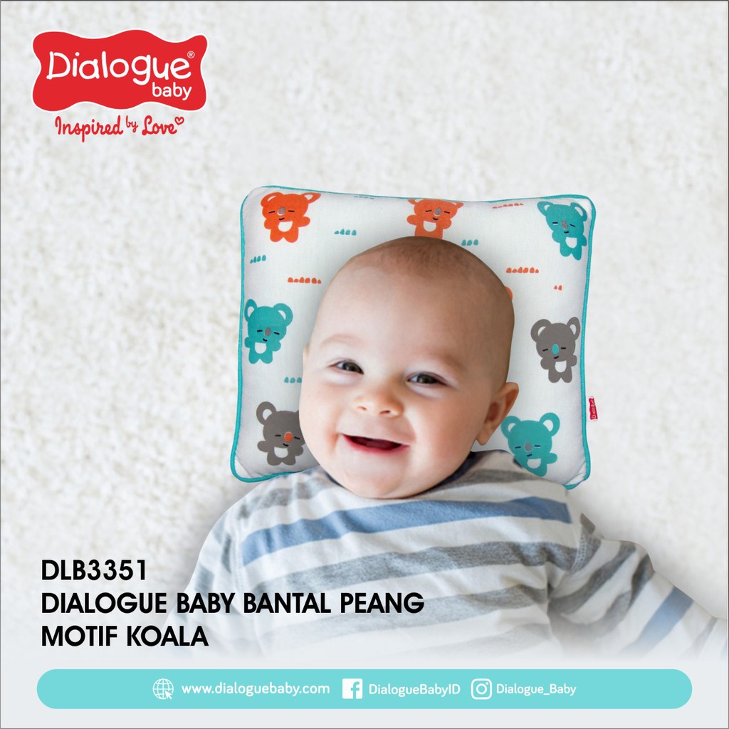 Dialogue Bantal Peang Motif | Bantal Bayi Anti-Peang