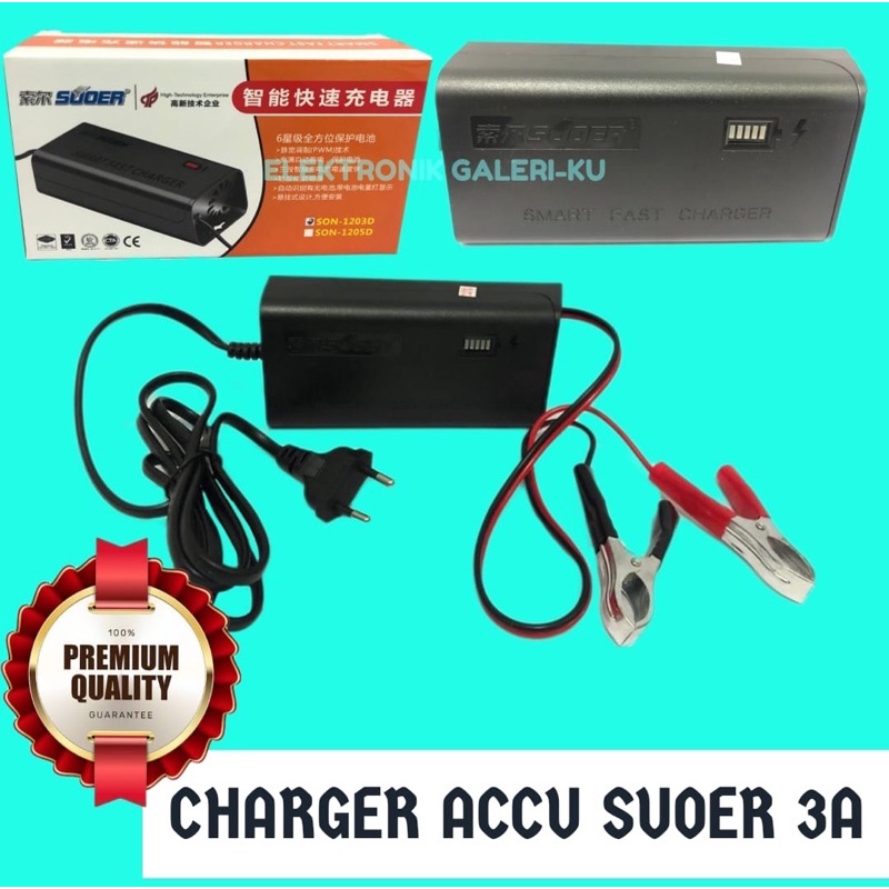 CHARGER ACCU SUOER 3A
