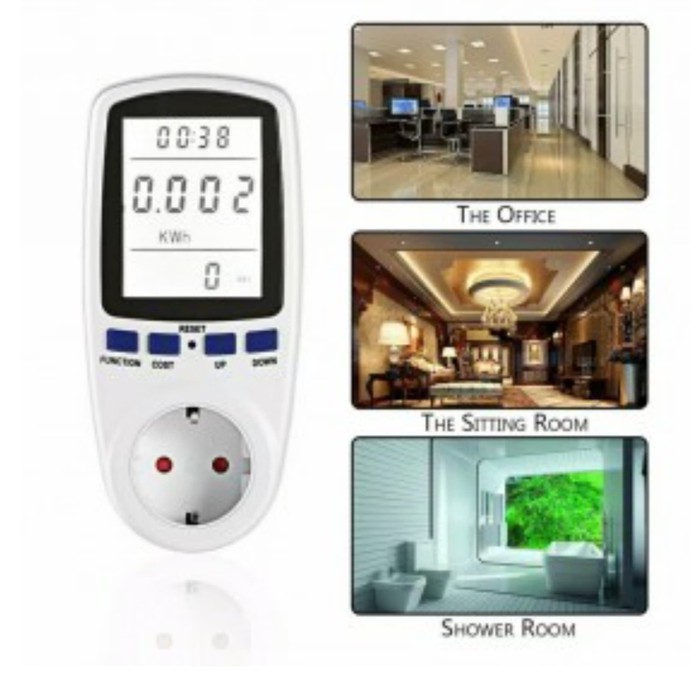 Jual alat mengukur daya Watt volt kwh meter penghemat listrik pengukur