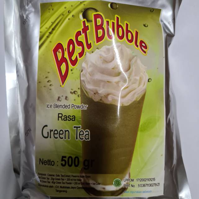 

Best Bubble rass Green tea