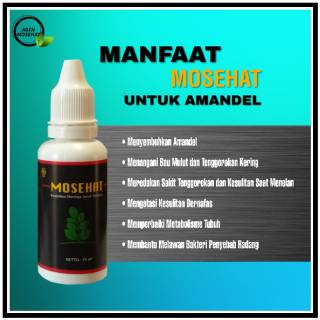 Mosehat Obat  Amandel  Herbal Ampuh Alami Aman Untuk  Anak 