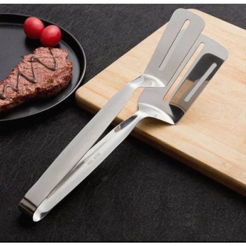 sotel jepit stainless - capitan gorengan - fist spatula stainless