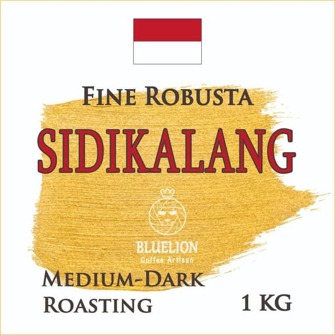 

1 Kg - Sidikalang - Fine Robusta Coffee - Kopi Bluelion - Bubuk Kasar New