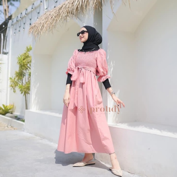 Summer Dress Busui Friendly By Proudyhijab