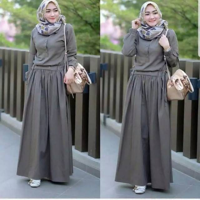 SANDIRA DRESS - Baju Gamis Syari Muslim Murah Wanita    Terbaru Best