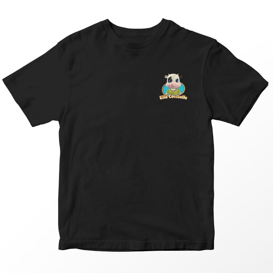 Kaos Sheriff Callie Wild West Ella Cowbelle Anak, Warna Hitam Umur 1-10 Tahun
