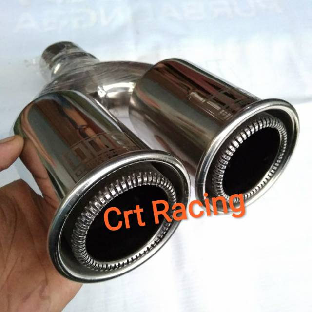 Knalpot Suoss Bulat Sedet Cabang Dua Mobil Bensi & Solar