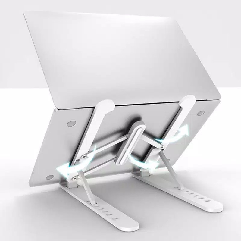 HanyaBeli Meja Dudukan Laptop Lipat P1 Stand Holder Foldable Macbook Bracket Notebook Ipad Tablet