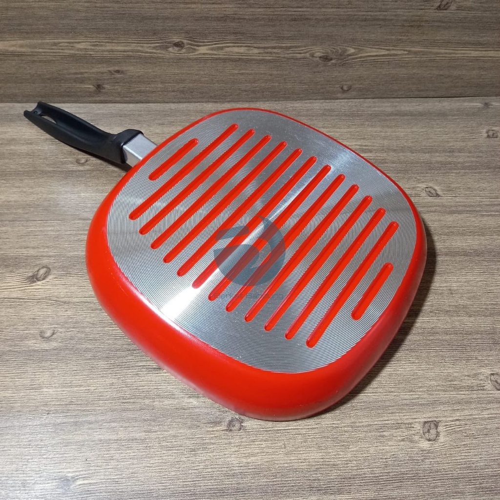 MAXIM SQUARE GRILL VALENTINO 26CM PEMANGGANG ALAT PANGGANG FRYPAN KOTAK
