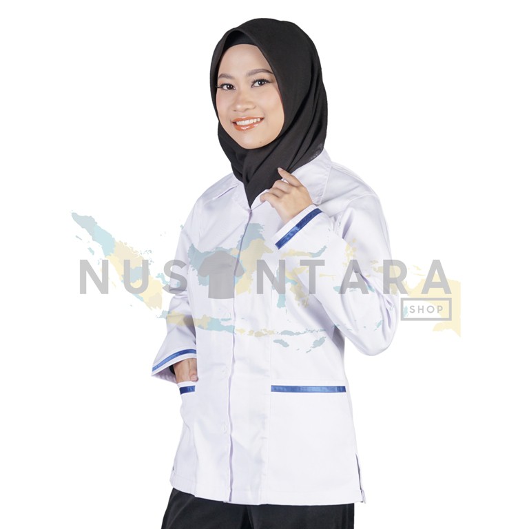 Baju Kerja Dinas Putih Pns Perawat Wanita PDH Putih Kemeja Kerja Pns Wanita Kemeja Dinas Putih Perawat Baju Putih PNS Wanita Seragam Putih PNS Kemeja Putih Kerja