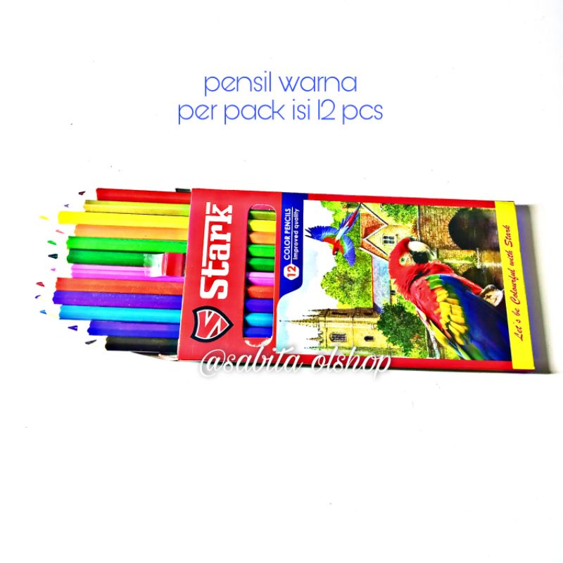 

Pensil warna isi 12warna perkotak warna lebih cerah harga murah