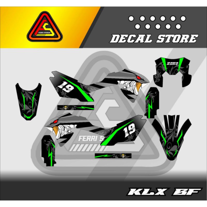 dekal Stiker klx bf