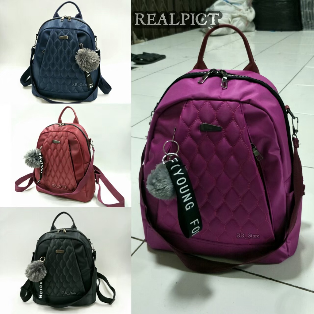 ST99_Ransel Wanita Terbaru - Backpack Korean Multifungsi Kykymau