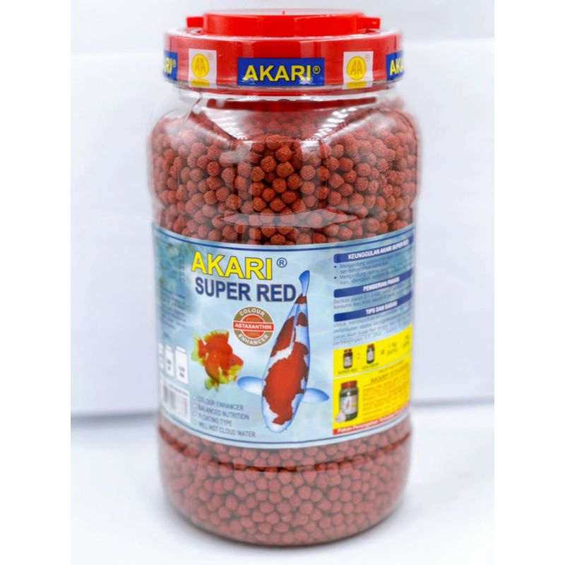 AKARI SUPER RED 1,25Kg 1,25 Kg 1250 gr gram Ukuran 5mm