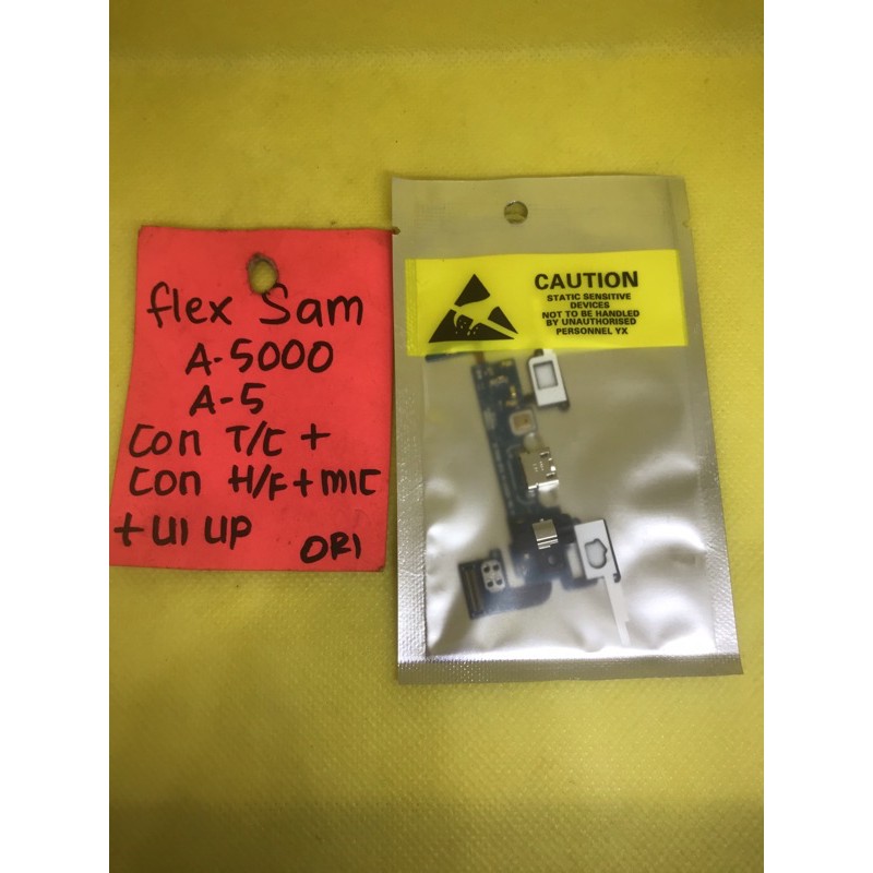 FLEXIBLE FLEXIBEL KONEKTOR CHARGER + KONEKTOR HANDSFREE +  UI UP + MIC SAMSUNG A5 / A500F / A5 2015 