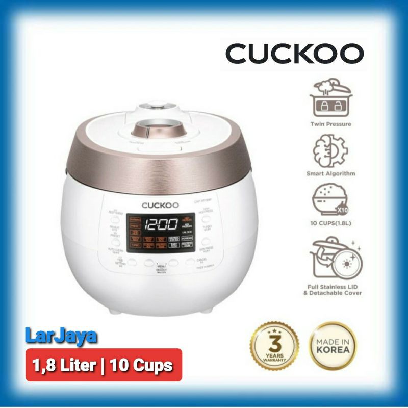 Jual RICE COOKER CUCKOO CRPRT1008F 1.8 liter / 10 cups MADE IN KOREA