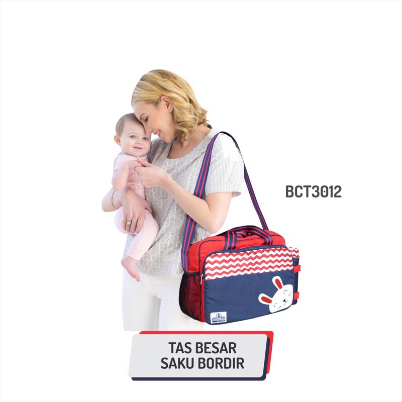 Baby Cute Tas Bayi Kecil/Medium/BESAR Saku Bordir Animal Series PERLENGKAPAN TRAVELING BABY BAG