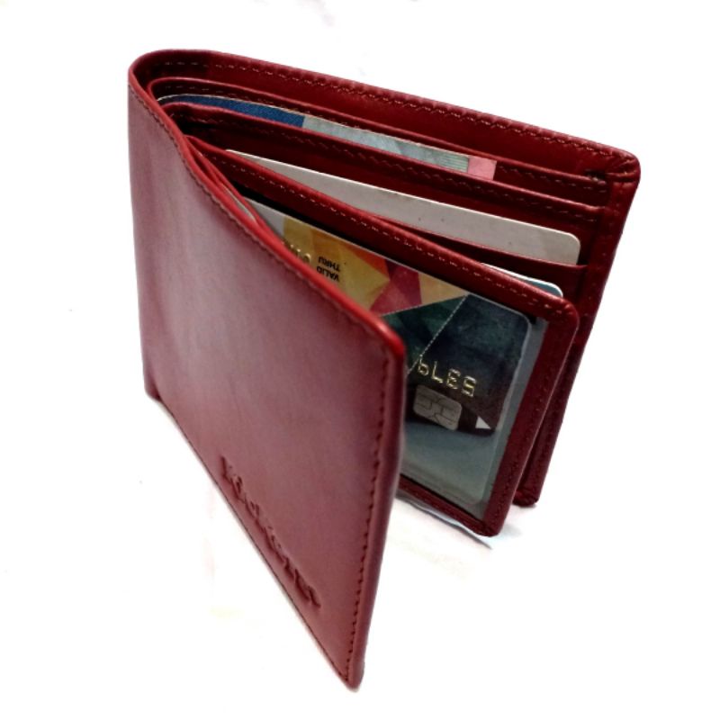 DOMPET KULIT PRIA KULIT SAPI ASLI KULIT LIPAT KULIT PREMIUM ORYGINAL KWALITAS MARRON