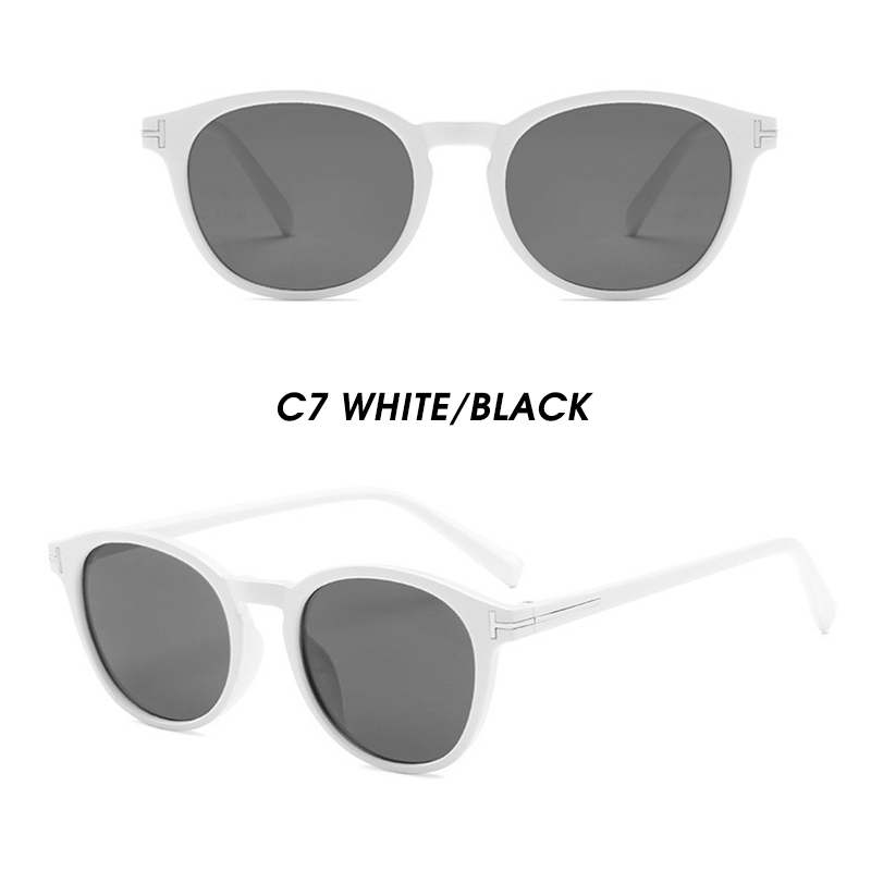 (YUZHU) Bayar di Tempat INS Fashion Aviator Frame Kacamata Wanita Vintage Gaya Kacamata Hitam Pria Sunglasses