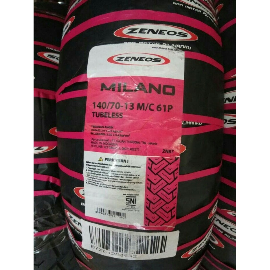ban luar 140 70 13 zeneos milano HAM