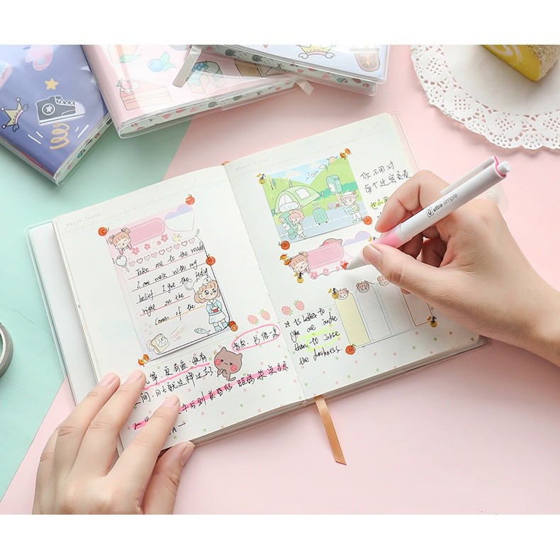 Buku Catatan Teen Heart A5 Notes Buku Besar Tangan Kreatif