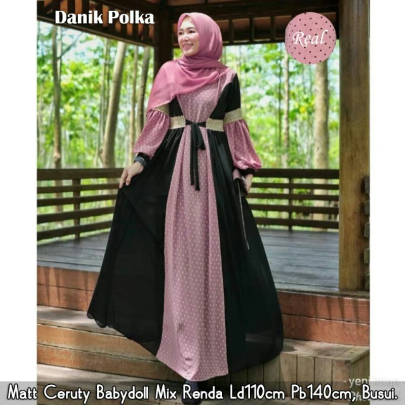 DANIK POLKA BY QUDSY_GAMIS DANIK POLKA_GAMIS DANIK_GAMIS TERBARU