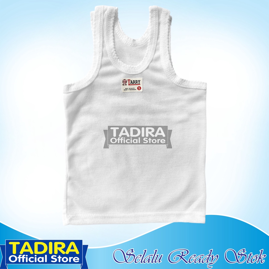 6 Pcs Singlet Anak Putih Tanpa Bolong Bolong Kaos Dalam Anak Laki Dan Perempuan TADIRA Store