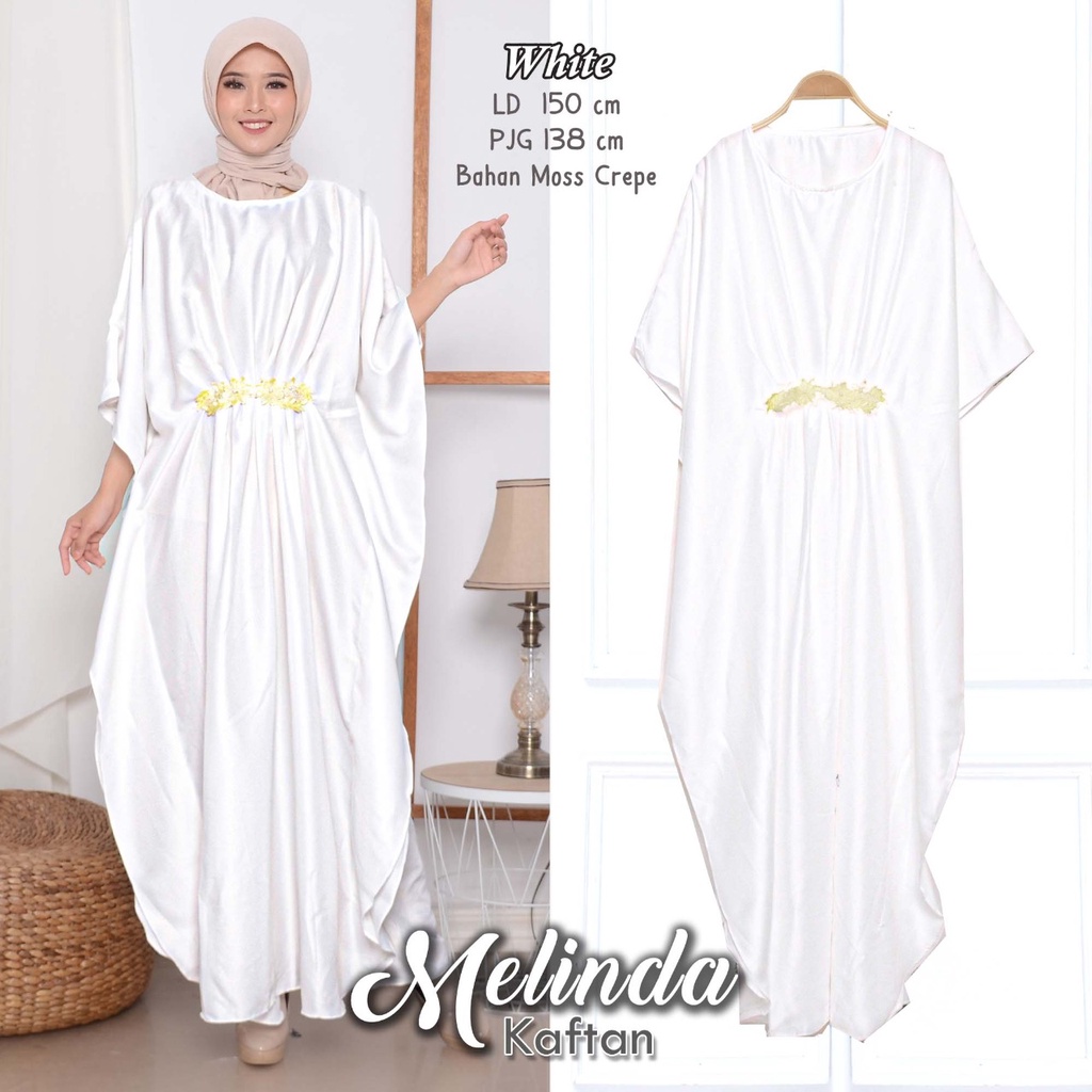 Arniis Kaftan Melinda Jumbo Bahan Mosscrepe