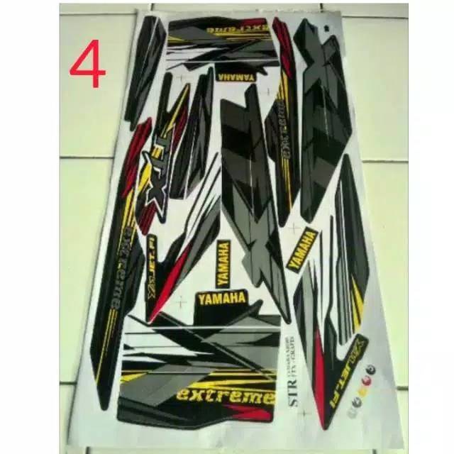 Sticker / Striping Variasi Yamaha XRIDE 110 / Xride Lama TTX #005