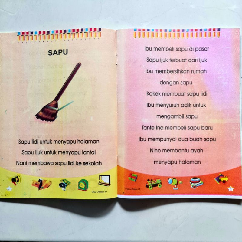 Buku Anak - Pintar Membaca Jilid 1A 1B Untuk TK &amp; SD Kelas 1-2