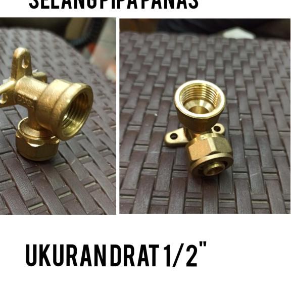 ♢ Knee/Sambungan Selang Air Panas 1/2"/ Elbow Selang Air Panas ♡
