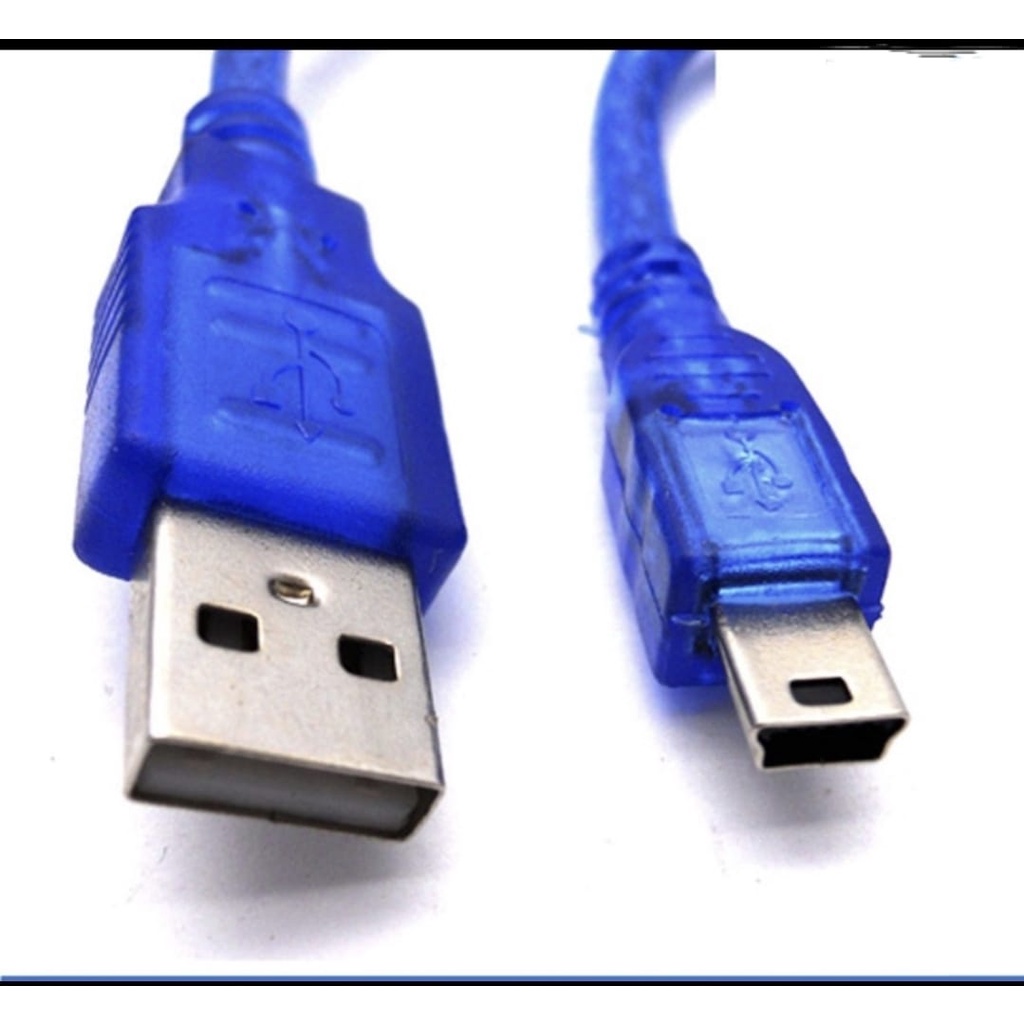 Kabel Mini USB charge Charger Stik Stick PS3 PSP PC Harddisk  NYK Biru Kabel Biru Kabel NYK Biru