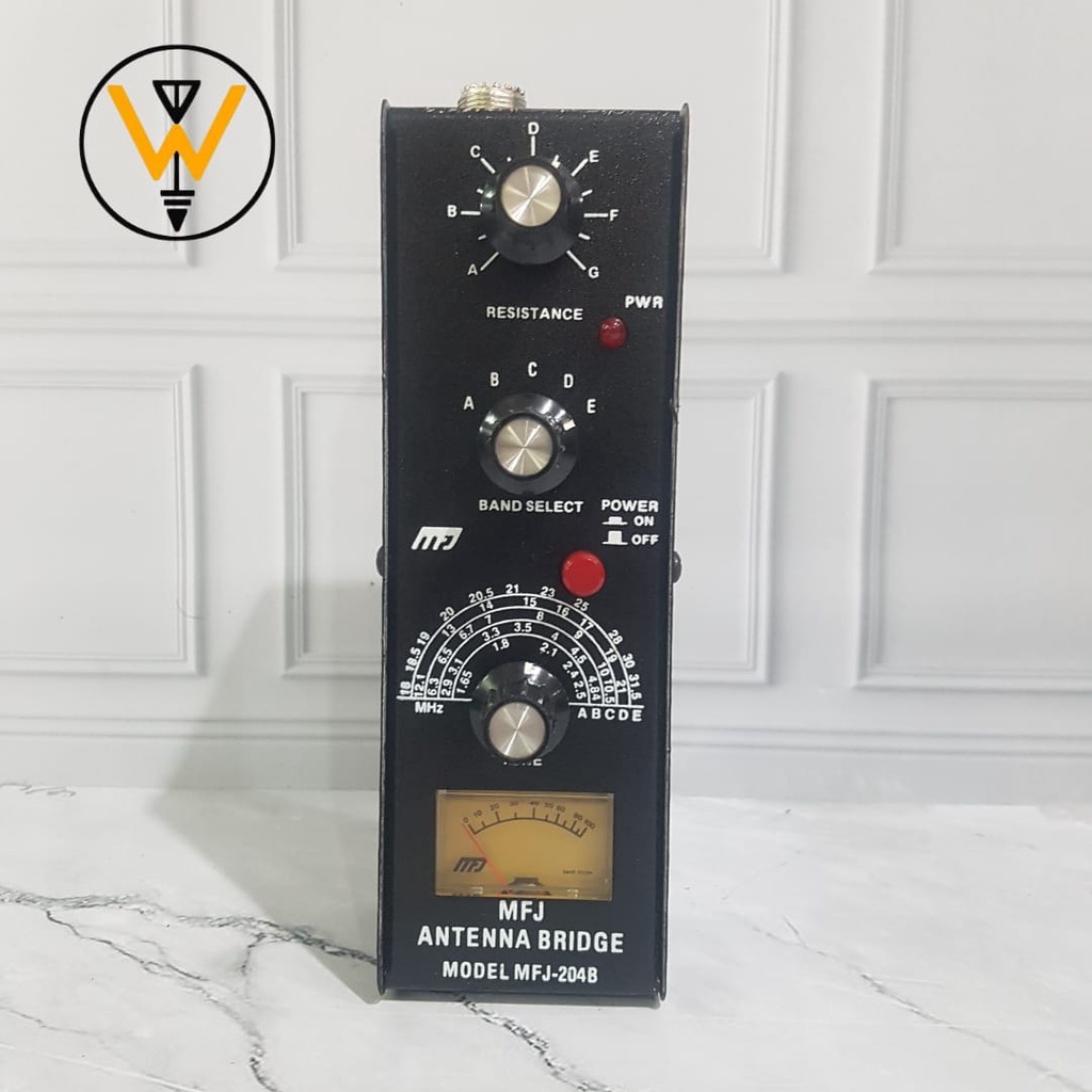 MFJ-204B, ANTENNA BRIDGE, 1.8 MHz TO 30 MHz MFJ 204 ANTENA JEMBATAN HF GARANSI MFJ 204B