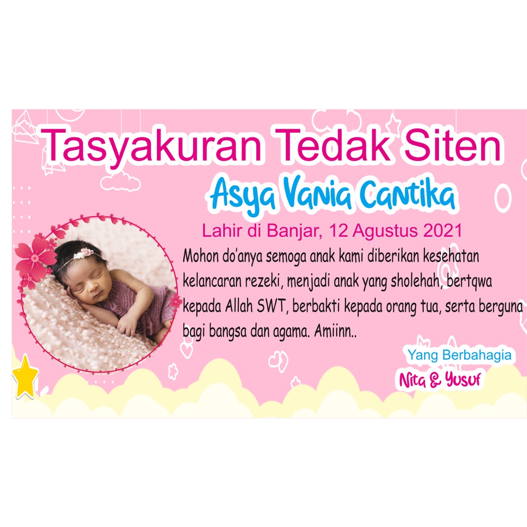 

LABEL STIKER SYUKURAN BOX KOTAK NASI CUSTOM