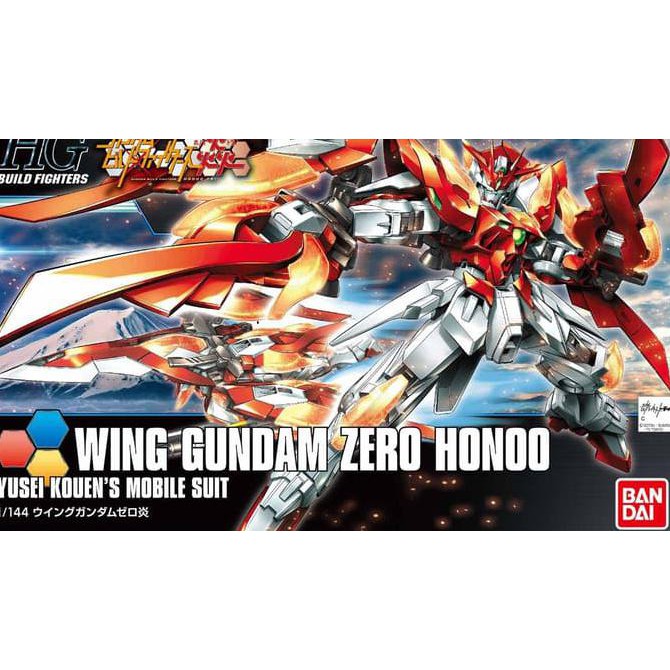 BARANG BERKUALITAS  HGBF Wing Gundam Zero Honoo