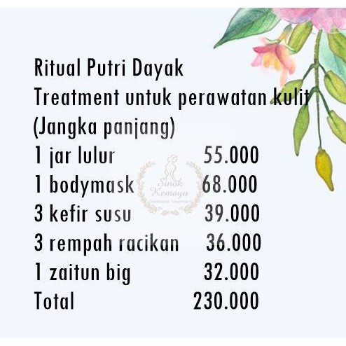 Perawatan Kulit Alami (uk big) Cerahkan Mulus Bercahaya Kinclong