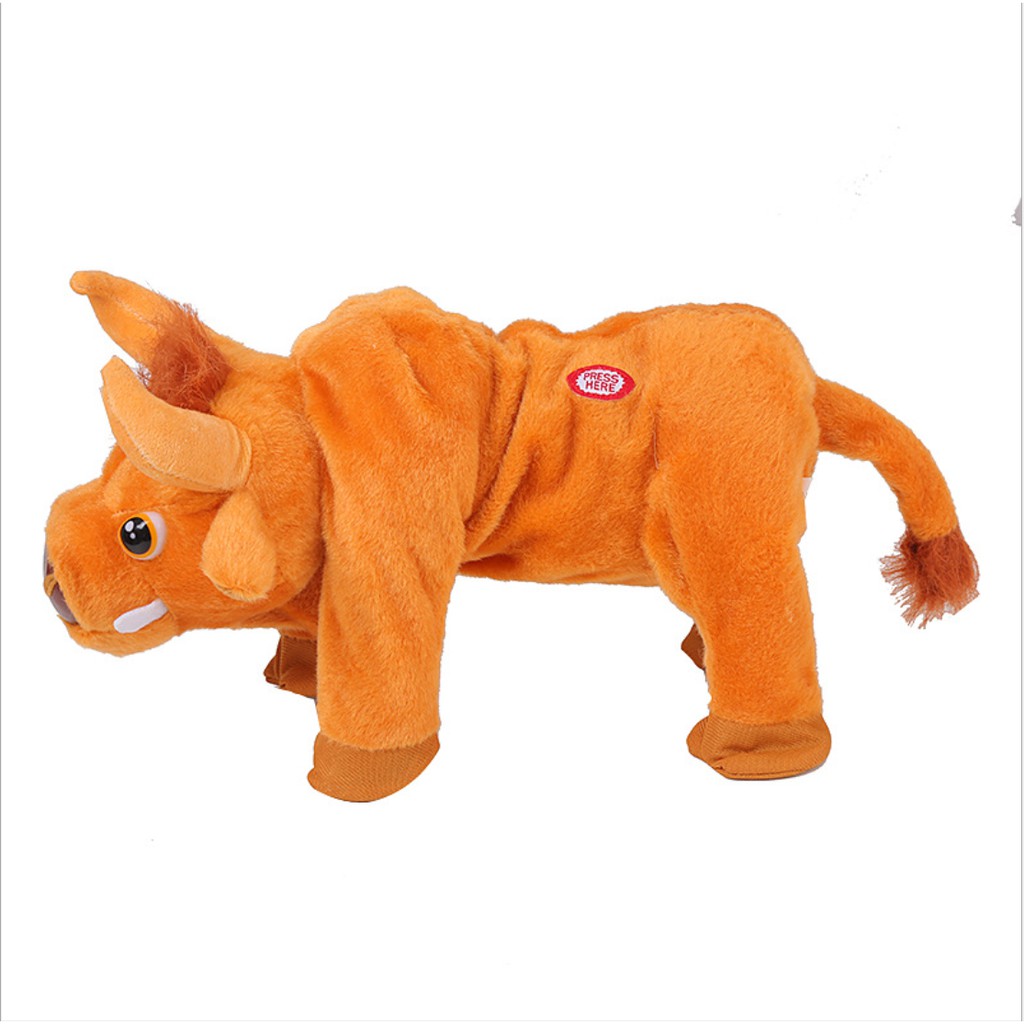 Mainan Anak Boneka Banteng MATADOR Joget/Berjalan/Melompat dengan Music/Boneka sapi/