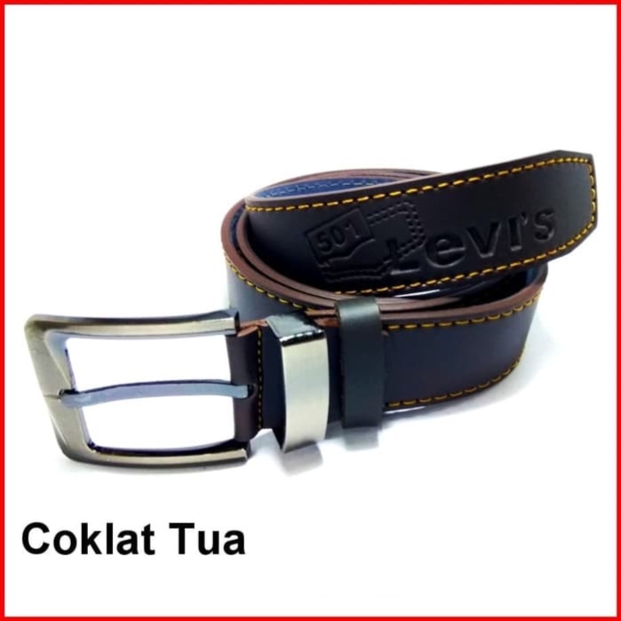 Ikat Pinggang Pria Kulit Lvs /Sabuk Pinggang/Belt Ban Casual