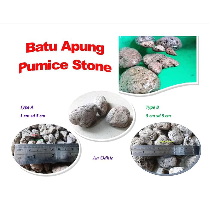Batu Apung / Pumice Stone 1 Kg - Pumice Natural Stone