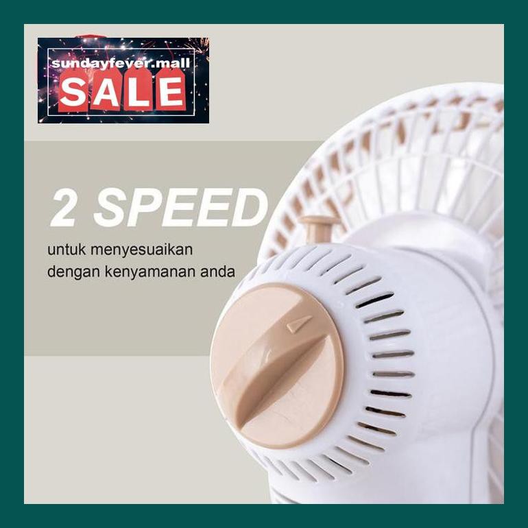 74Aal8C Nagoya Ng-188 Kipas Angin Meja Karakter 8Inci / Portable Desk Fan 8Inc - Hijau Colpen74D