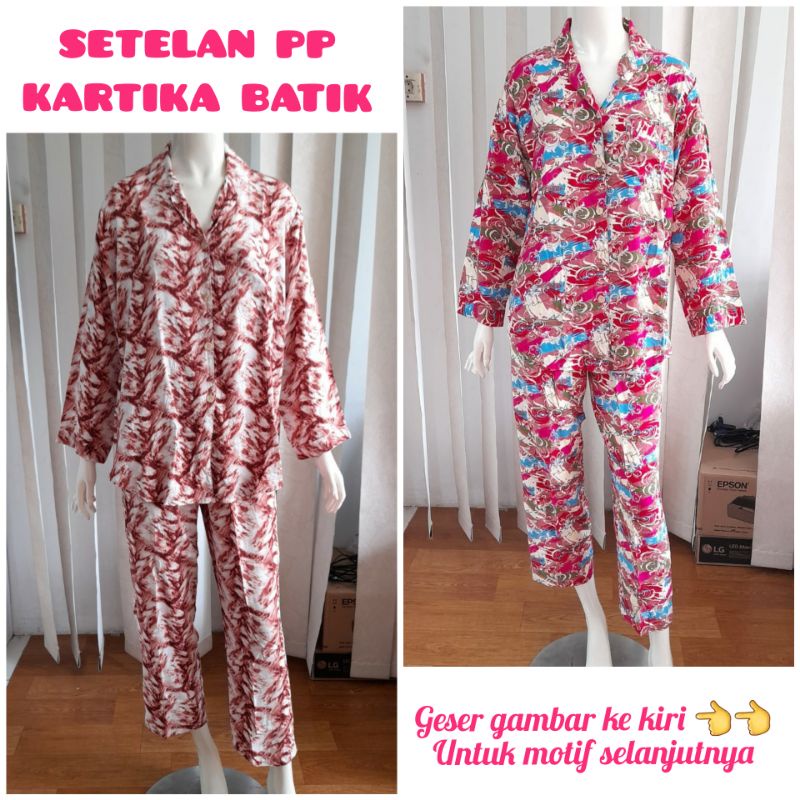 Daster Kartika / Setelan PP / Kartika Batik / Setelan PP Tunik / CP Kartika